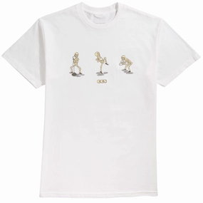 CCS Vine Skeleton T-Shirt - White/Bone/Noir Lint Resistant Surface Eco Conscious Production