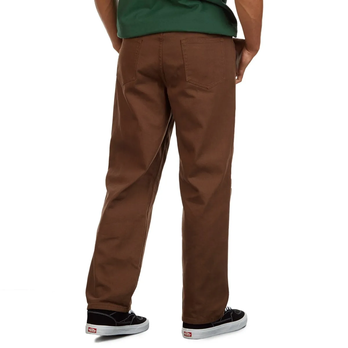 CCS Original Relaxed Denim Jeans - Overdyed Brown Packable Fit Stretch Panel