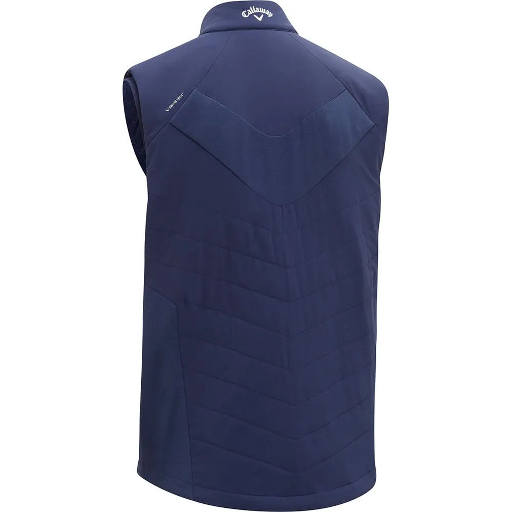 Secure Storage Pockets Toughness Callaway Primaloft Quilted Gilet - Peacoat