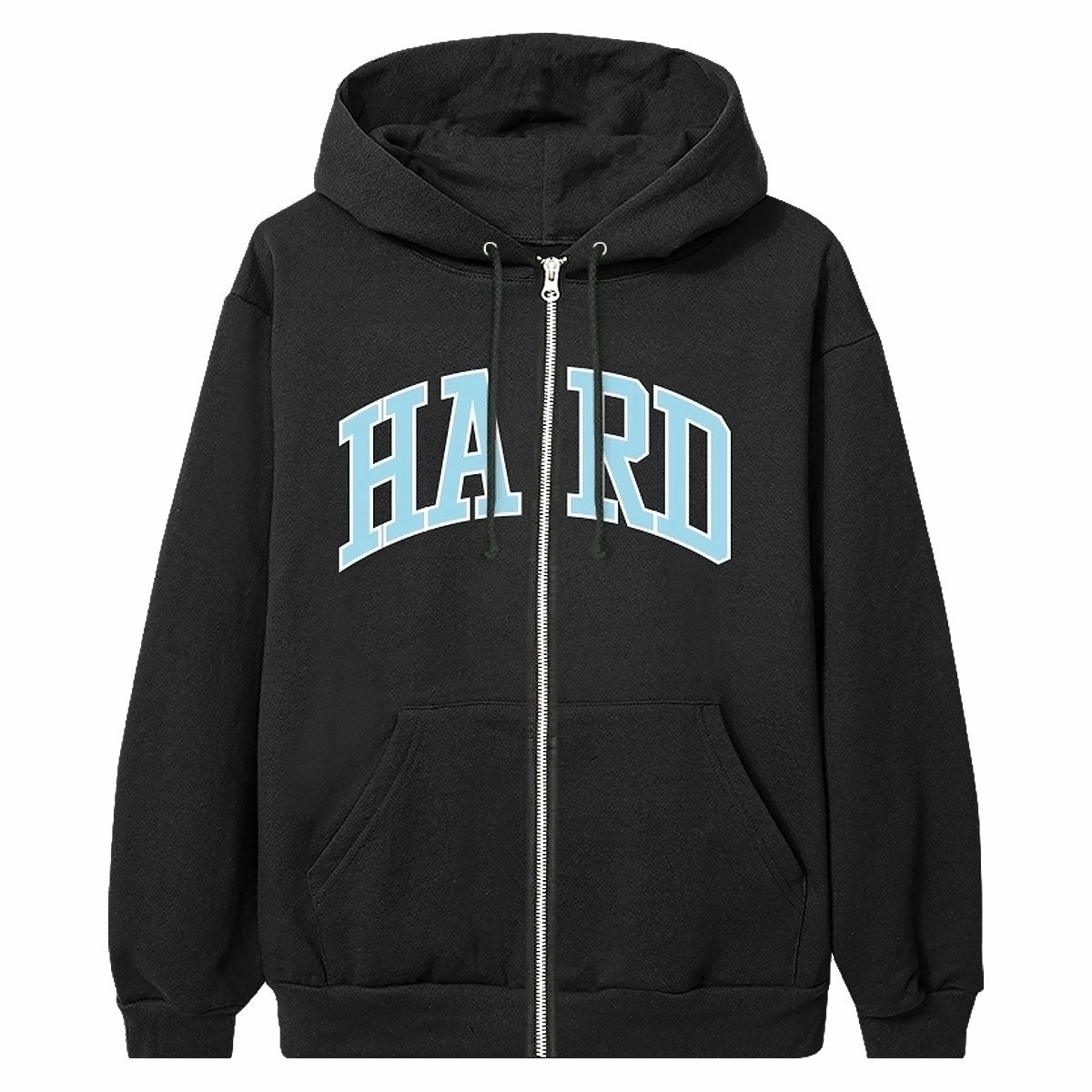 Top Heavy Hard Hoodie - Black Versatile Piece Gamer Aesthetic