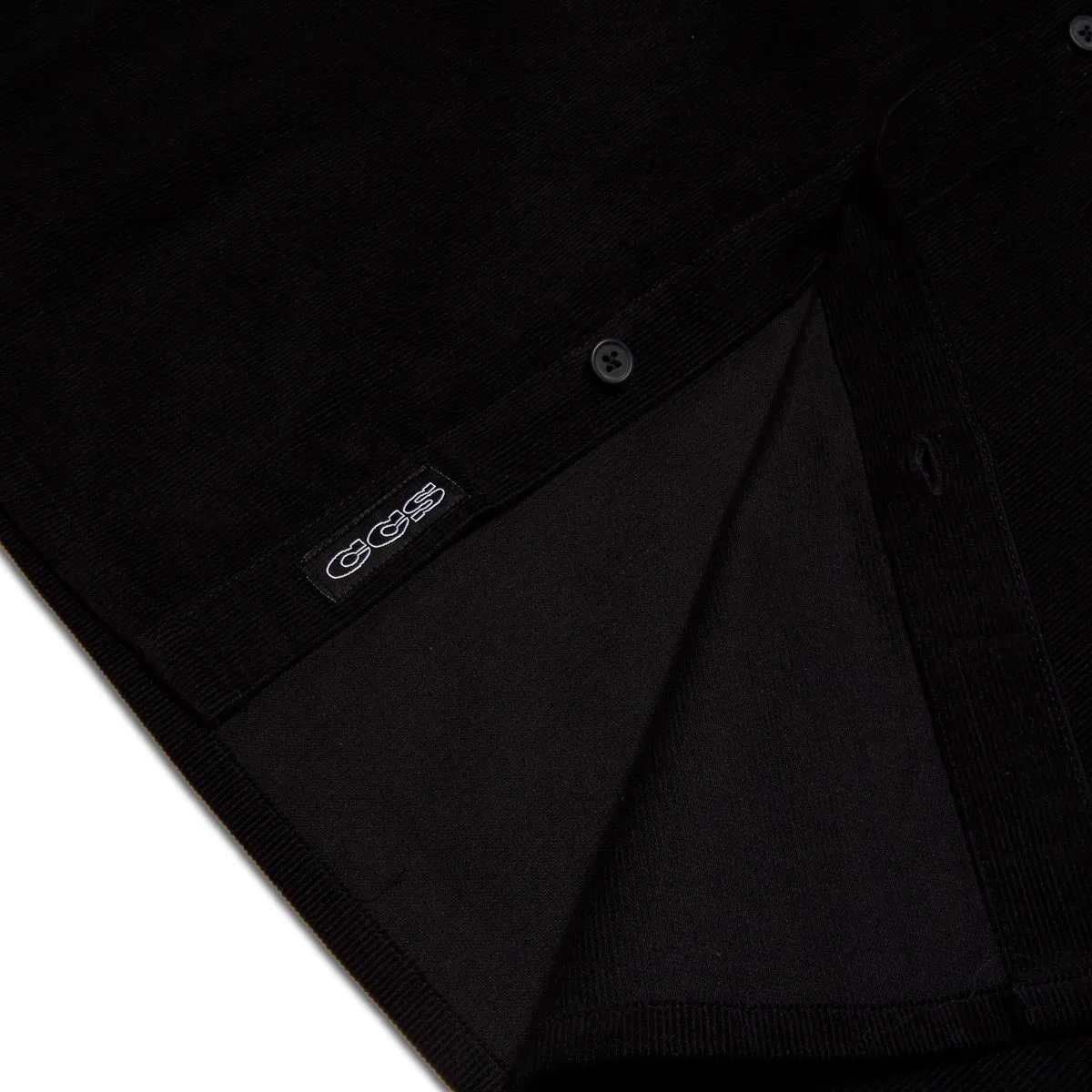 Everyday Wear CCS Long Sleeve Corduroy Shirt - Black