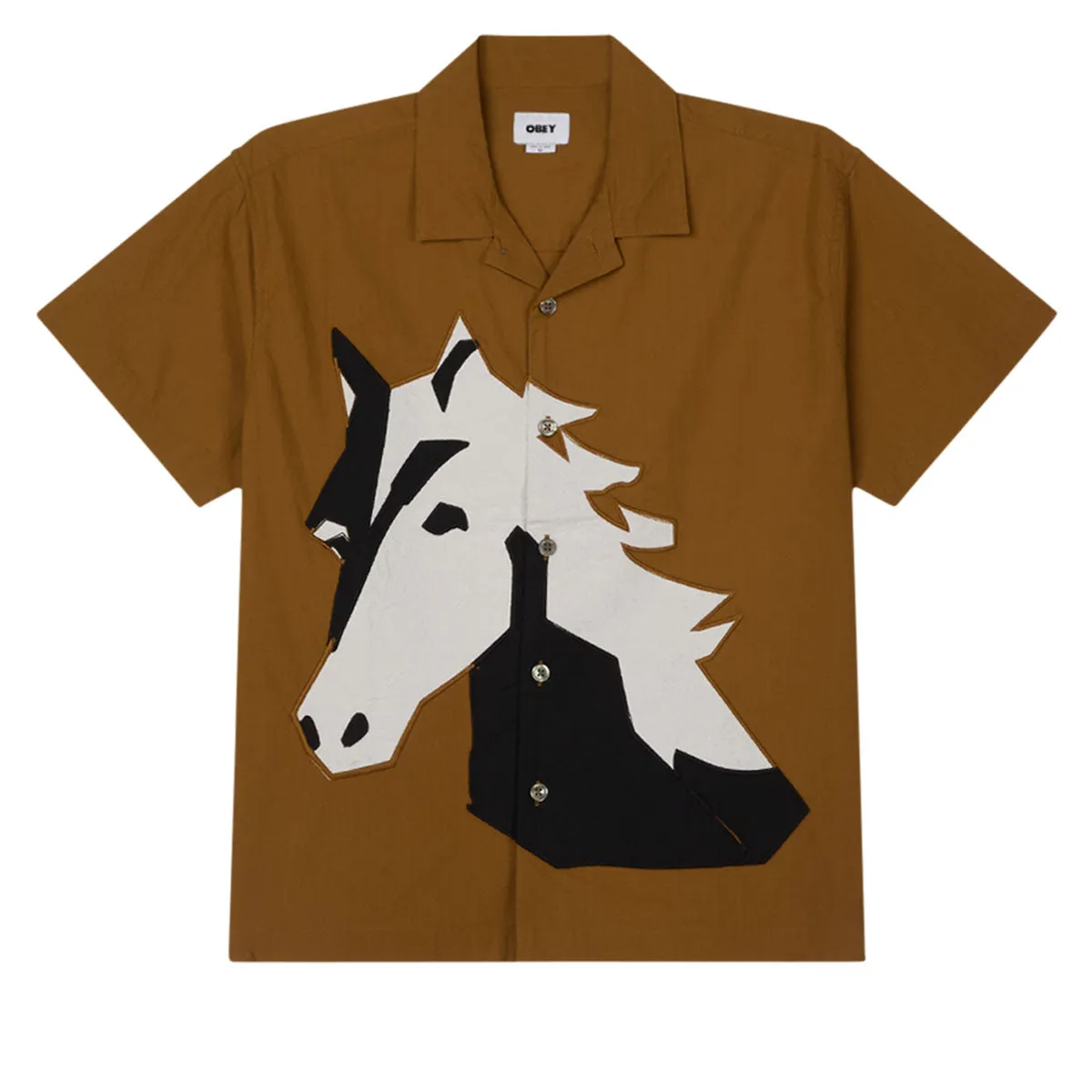 Obey Beau Woven Shirt - Breen Multi tailored look