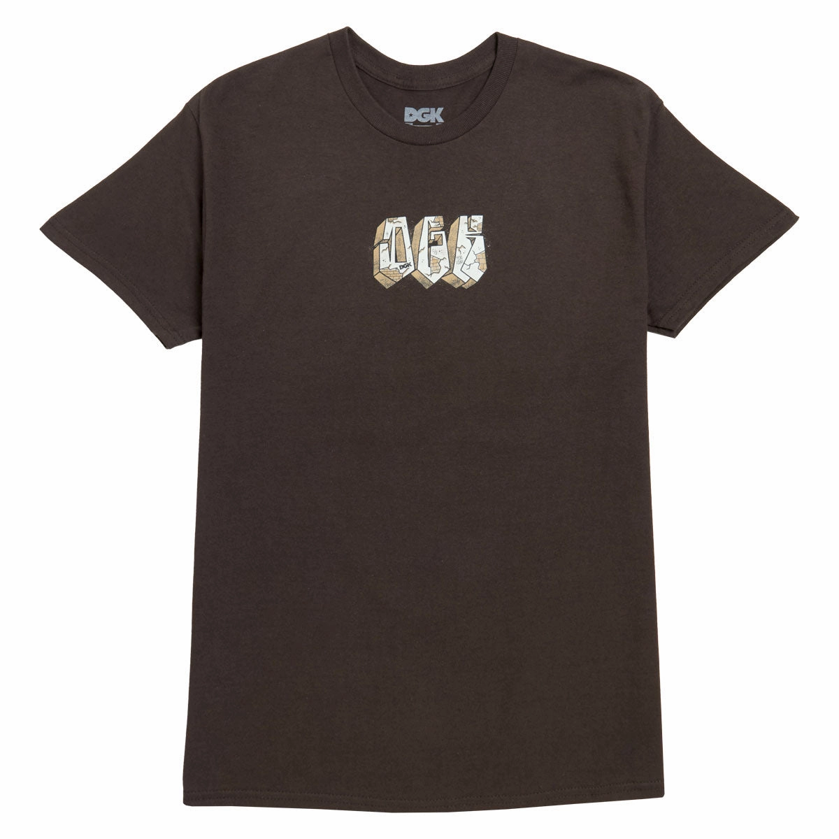 Vintage authenticity DGK Loyalty T-Shirt - Dark Chocolate