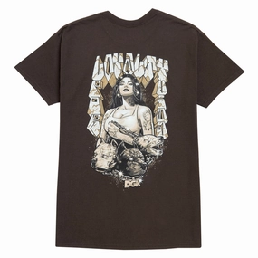 DGK Loyalty T-Shirt - Dark Chocolate Sustainable production AntiBacterialTreatment