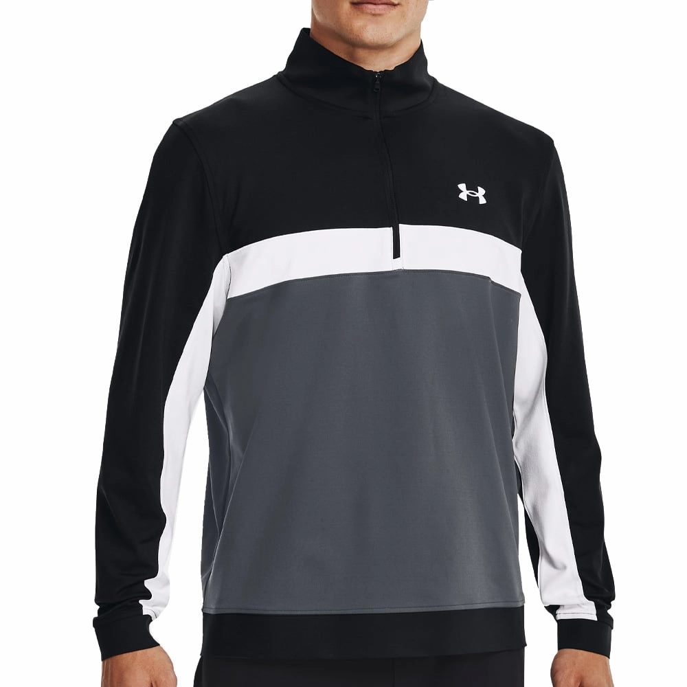 Under Armour Storm 1/2 Zip Pullover - Black/Pitch Grey Hooded Daily Style