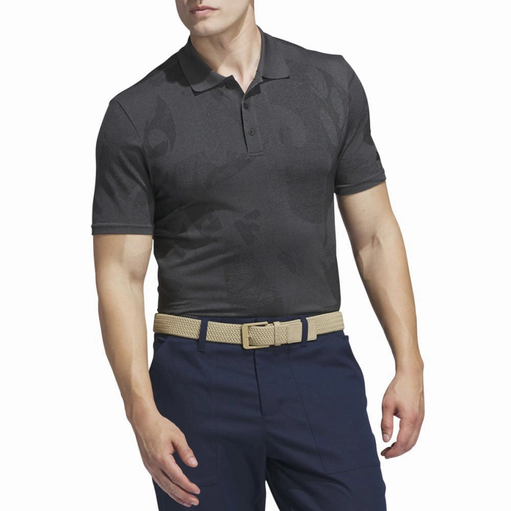 Eco Friendly Dyes adidas Go-To Primeknit Polo Shirt - Black