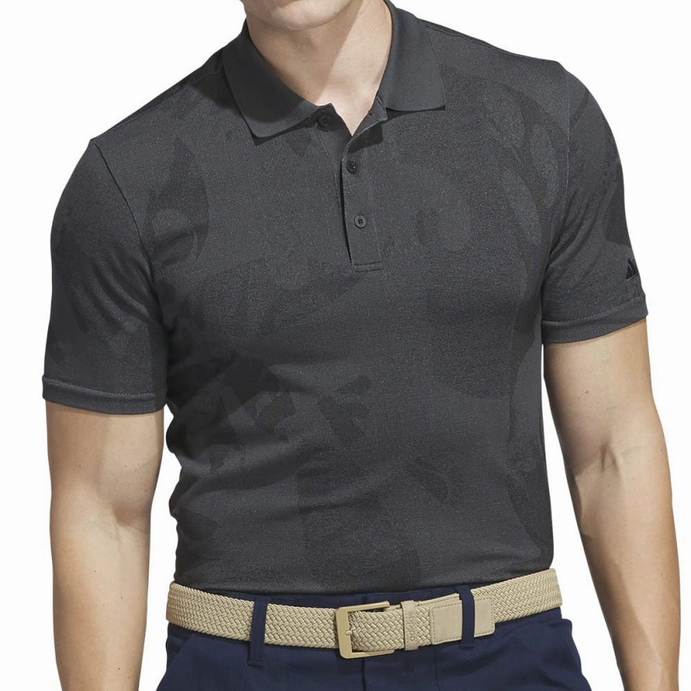 adidas Go-To Primeknit Polo Shirt - Black Moisture Management Fabric