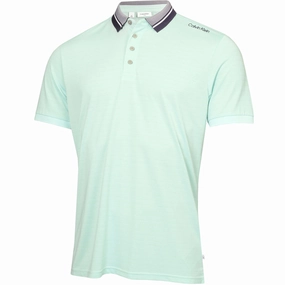 Calvin Klein Parramore Polo Shirt - Aqua Simple and Cozy spandex blend