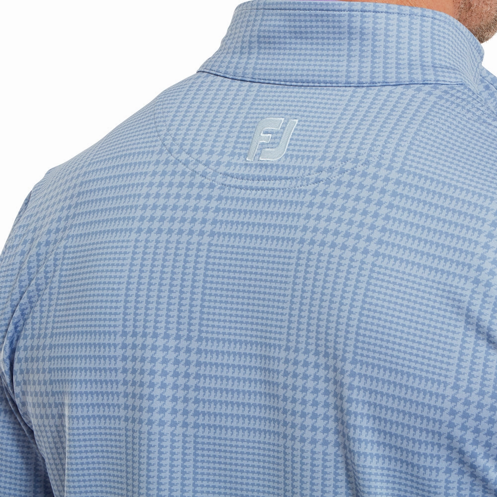 Simple Wear FootJoy Glen Plaid Print Chillout Pullover - Storm