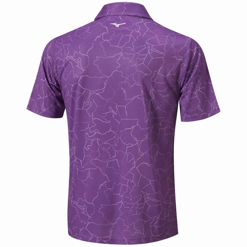 Mizuno Fragma Polo Shirt - Royal Lilac Casual Elegance Light and Breathable