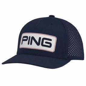 Texture Focus Textured Fabric Ping Stars and Stripes Tour Snapback Cap