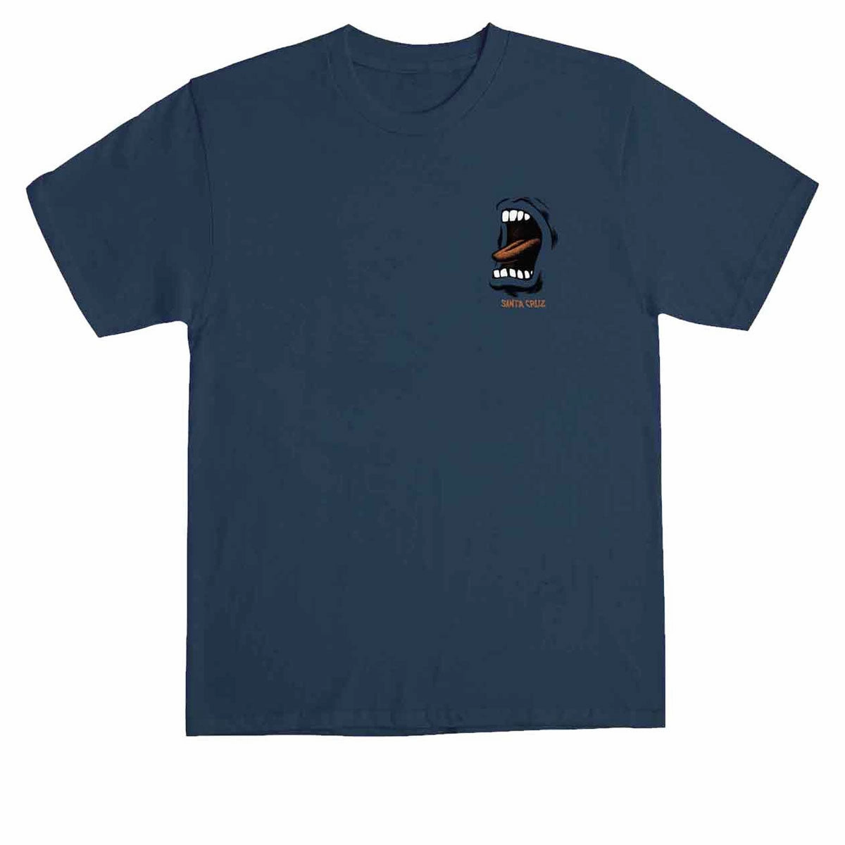 Recycled Polyester Blend Santa Cruz Screaming Connect T-Shirt - Blue Dusk