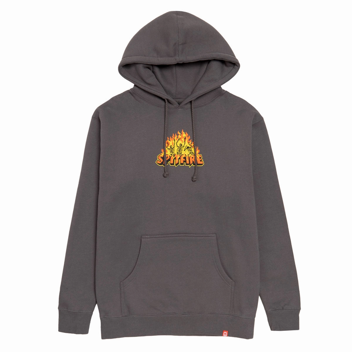 Spitfire Hellfire Hoodie - Charcoal/Multi picnic wear