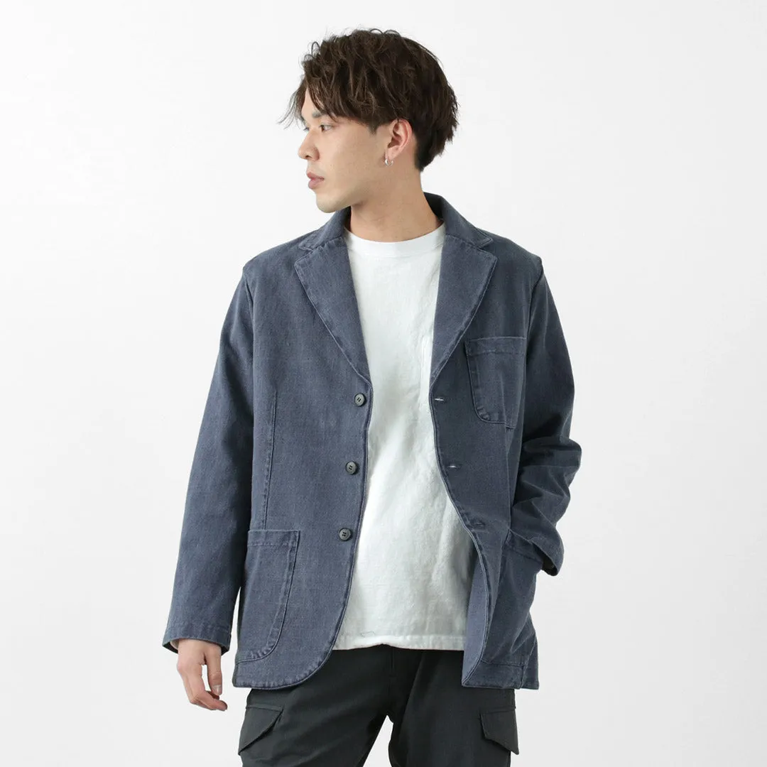 GOOD ON / Heavy Jersey Tailored Jacket Flexible Zipper Guards