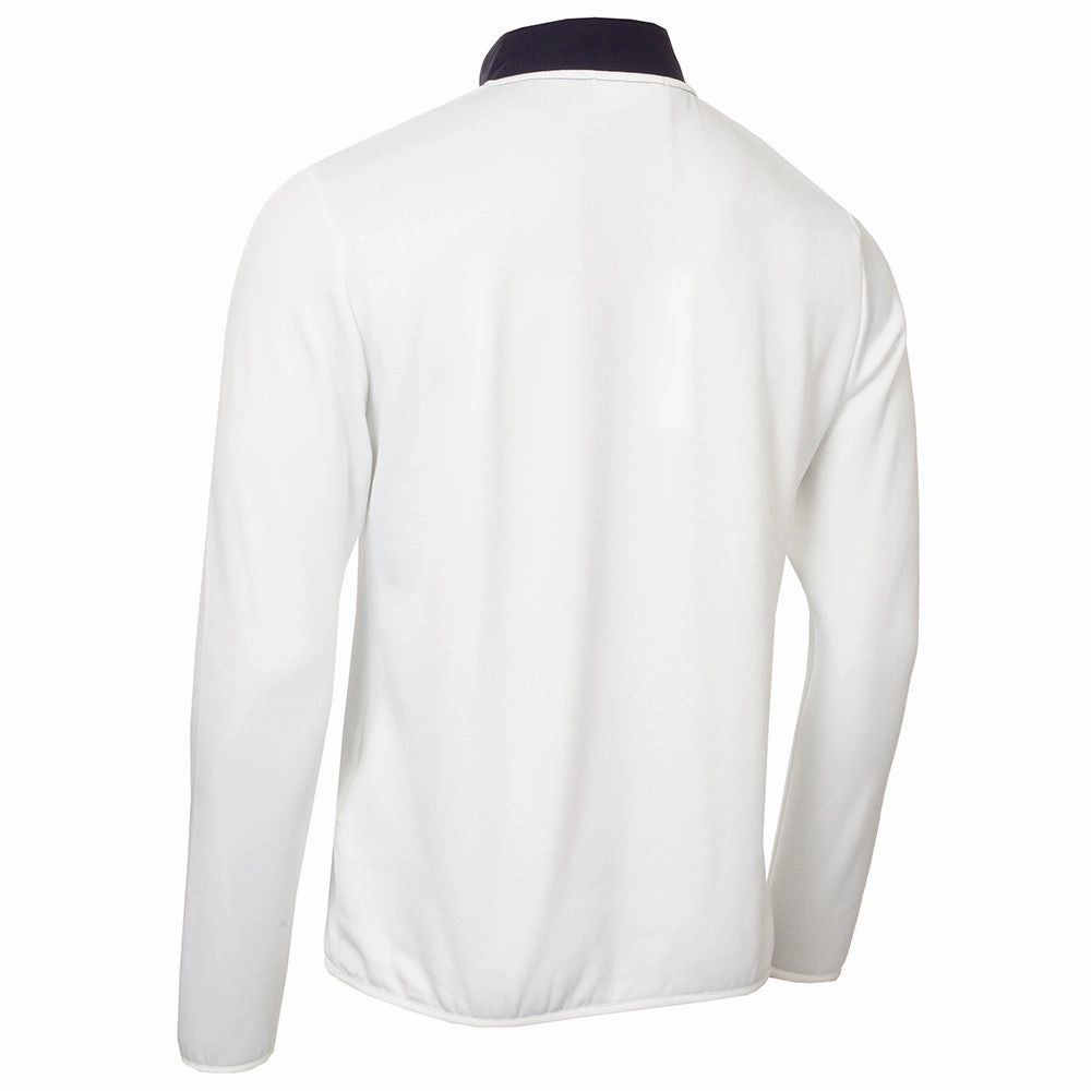 Calvin Klein Atlantic Hybrid 1/2 Zip Pullover - White product yoga friendly flexibility
