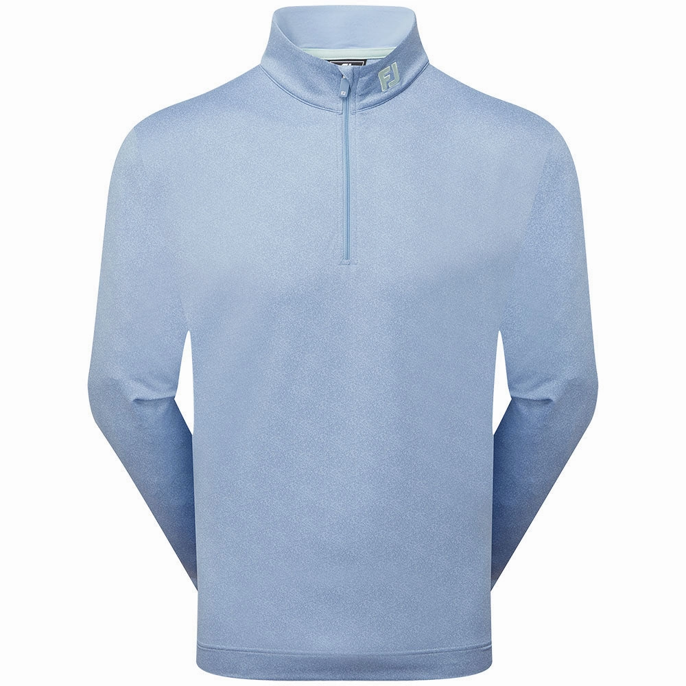 Layer Essential FootJoy Speckle Print Chill-Out Pullover - Blue Jay