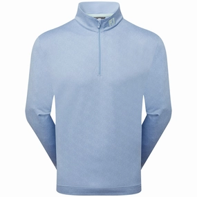 Layer Essential FootJoy Speckle Print Chill-Out Pullover - Blue Jay