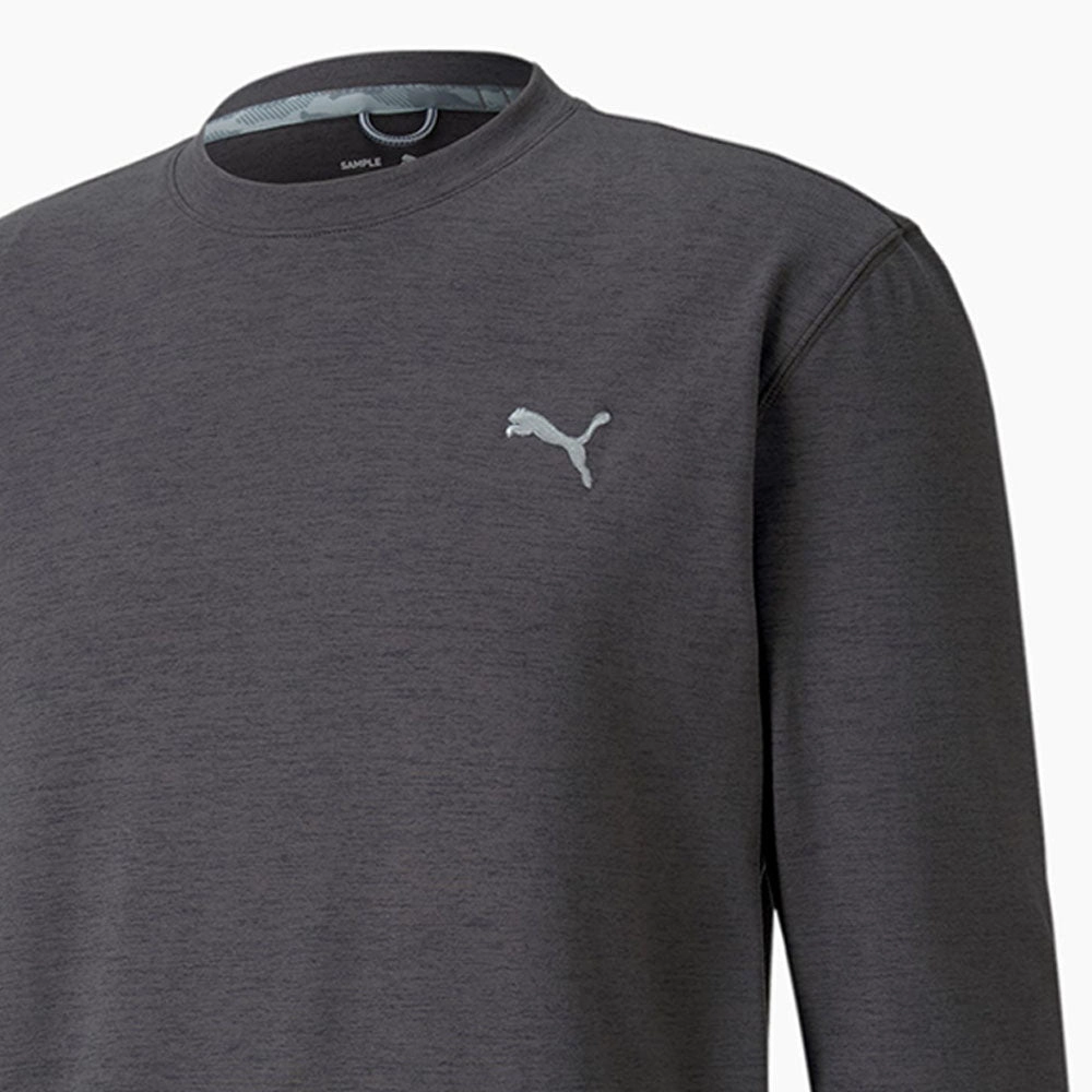 Team Pride cycling suitable Puma Cloudspun Crewneck Sweater - Black Heather