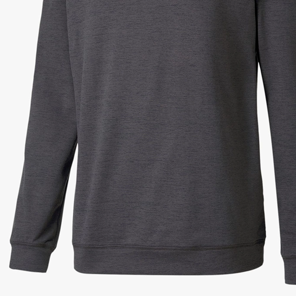 Puma Cloudspun Crewneck Sweater - Black Heather Layering Piece Core Minimal