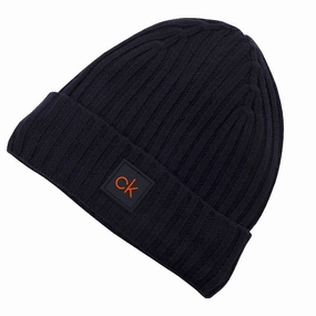 Light Travel Calvin Klein Chunky Knit Beanie - Navy