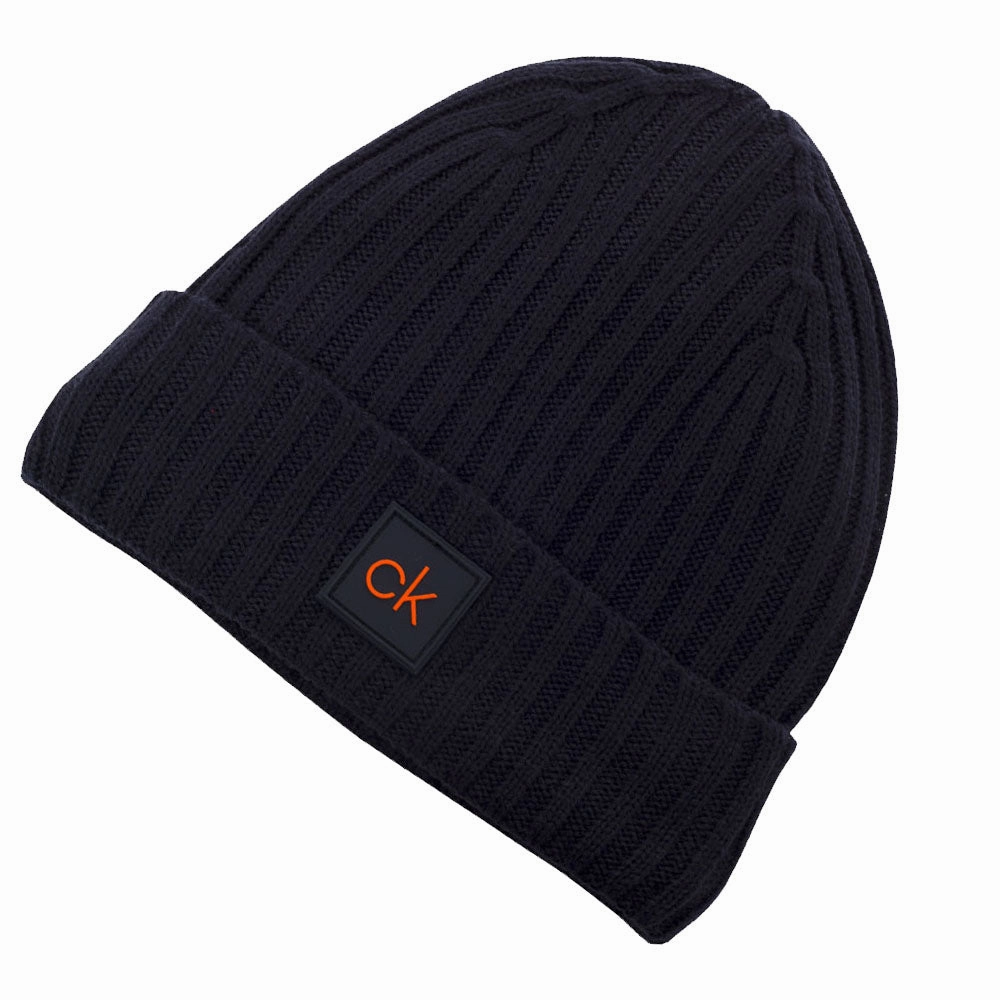 Light Travel Calvin Klein Chunky Knit Beanie - Navy