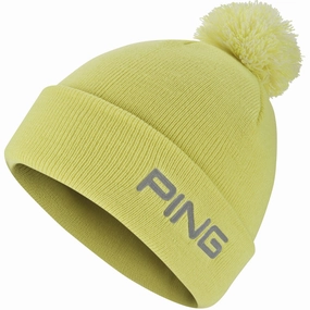 Ping Cresting Knit Beanie Hat - Limelight High Comfort