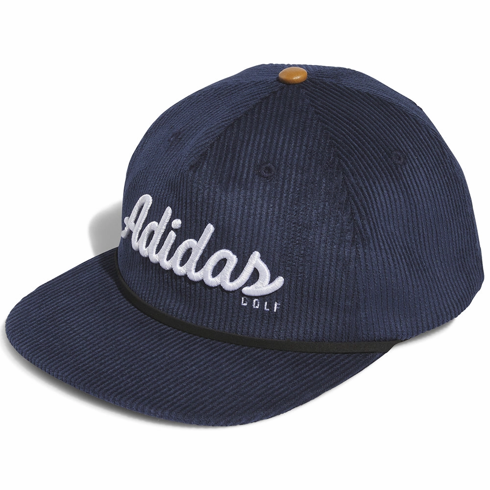 Ranch Wear adidas Corduroy Leather 5-Panel Rope Cap - Collegiate Navy