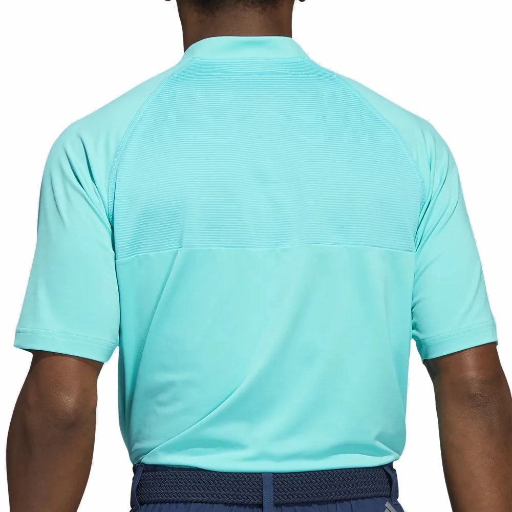 adidas Sport Collar Polo Shirt - Semi Mint Rush Outdoor Look Chilly Day Comfort