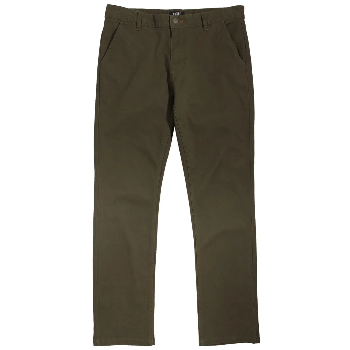 CCS Straight Stretch Chino Pants - Olive Active Wear Hygienic Inner Layer