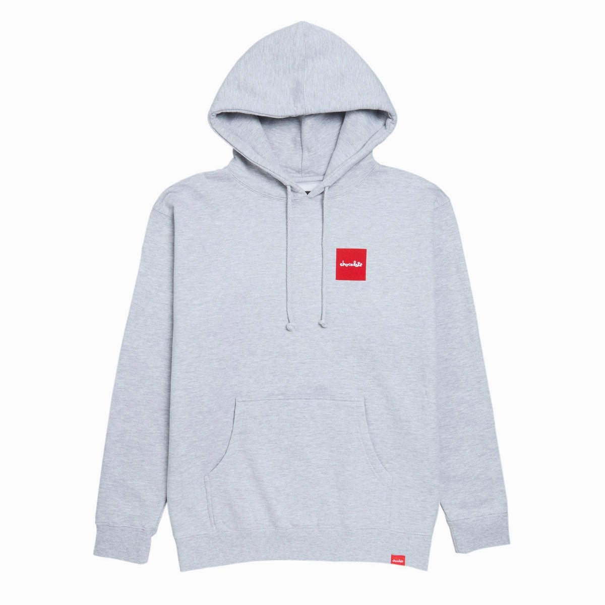 Chocolate Square Hoodie - Ash Heather skateboard ride Scoop neck