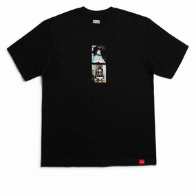 Chocolate x Waylon Ramblin Man T-Shirt - Black TexturedWeavePattern Everyday Fashion