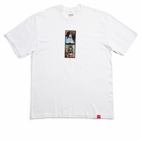 Breathable wear Ultra Soft Blended Textile Chocolate x Waylon Ramblin Man T-Shirt - White