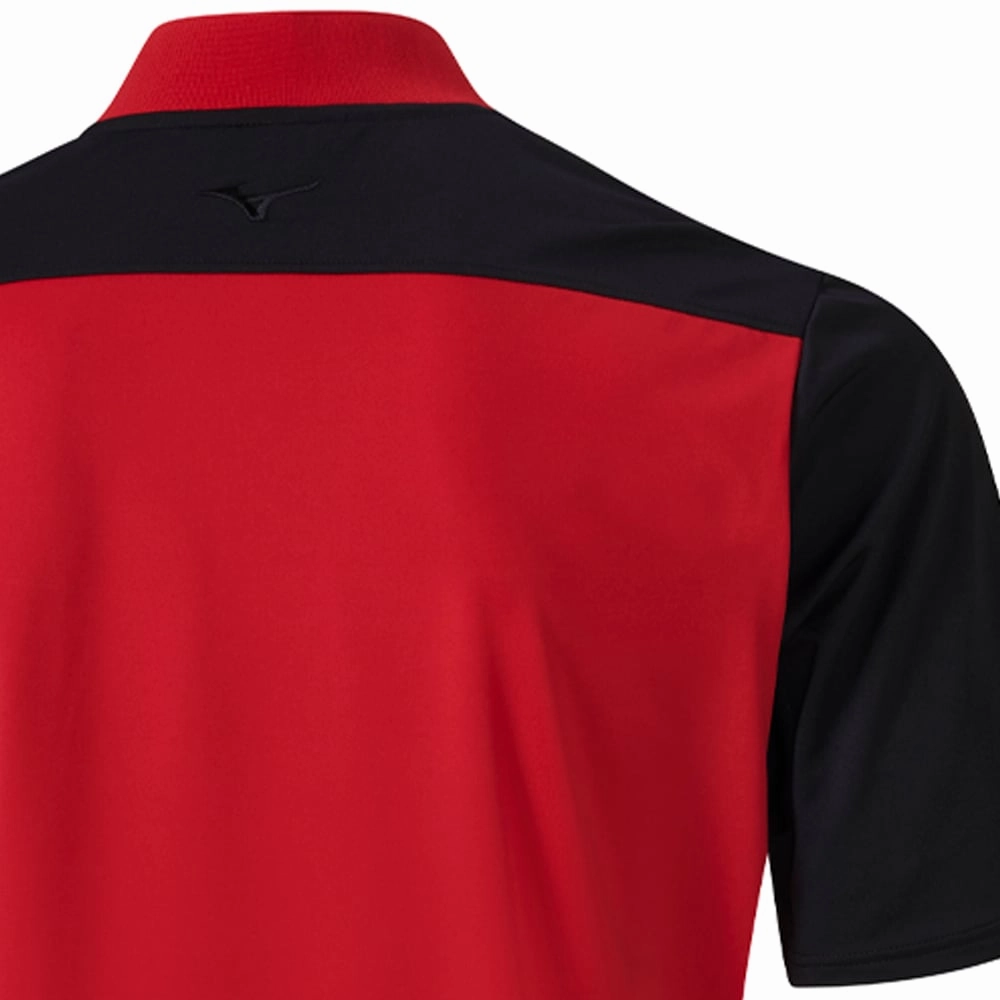 Mizuno Floral GC Polo Shirt - Red SunProtectionFabric