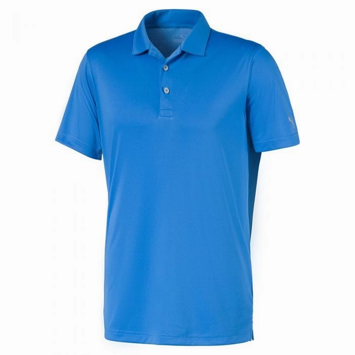 Puma Rotation Golf Polo - Ibiza Blue Anti Pilling Surface