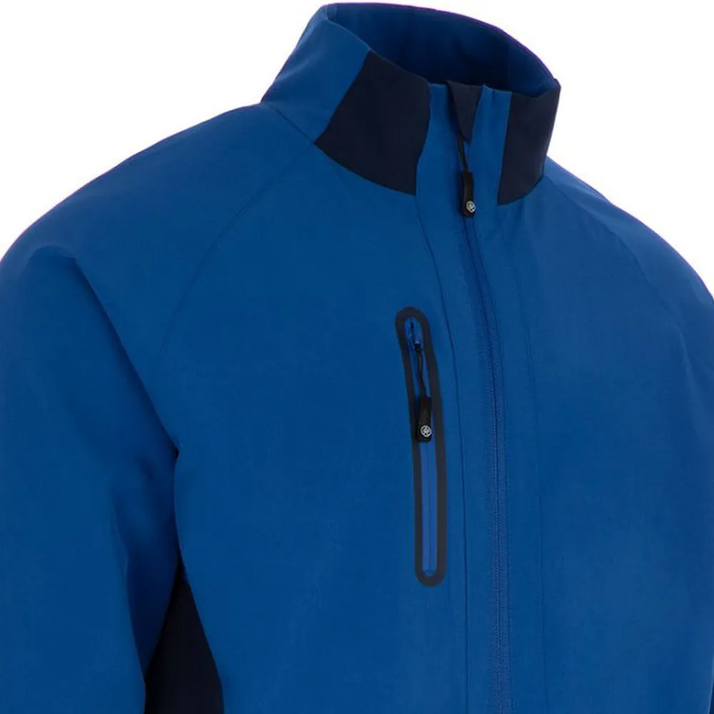 ProQuip Gents Pro Tech Long Sleeve Wind Jacket - Royal/Navy Heat Reflective Layer Adaptive Tension Bands