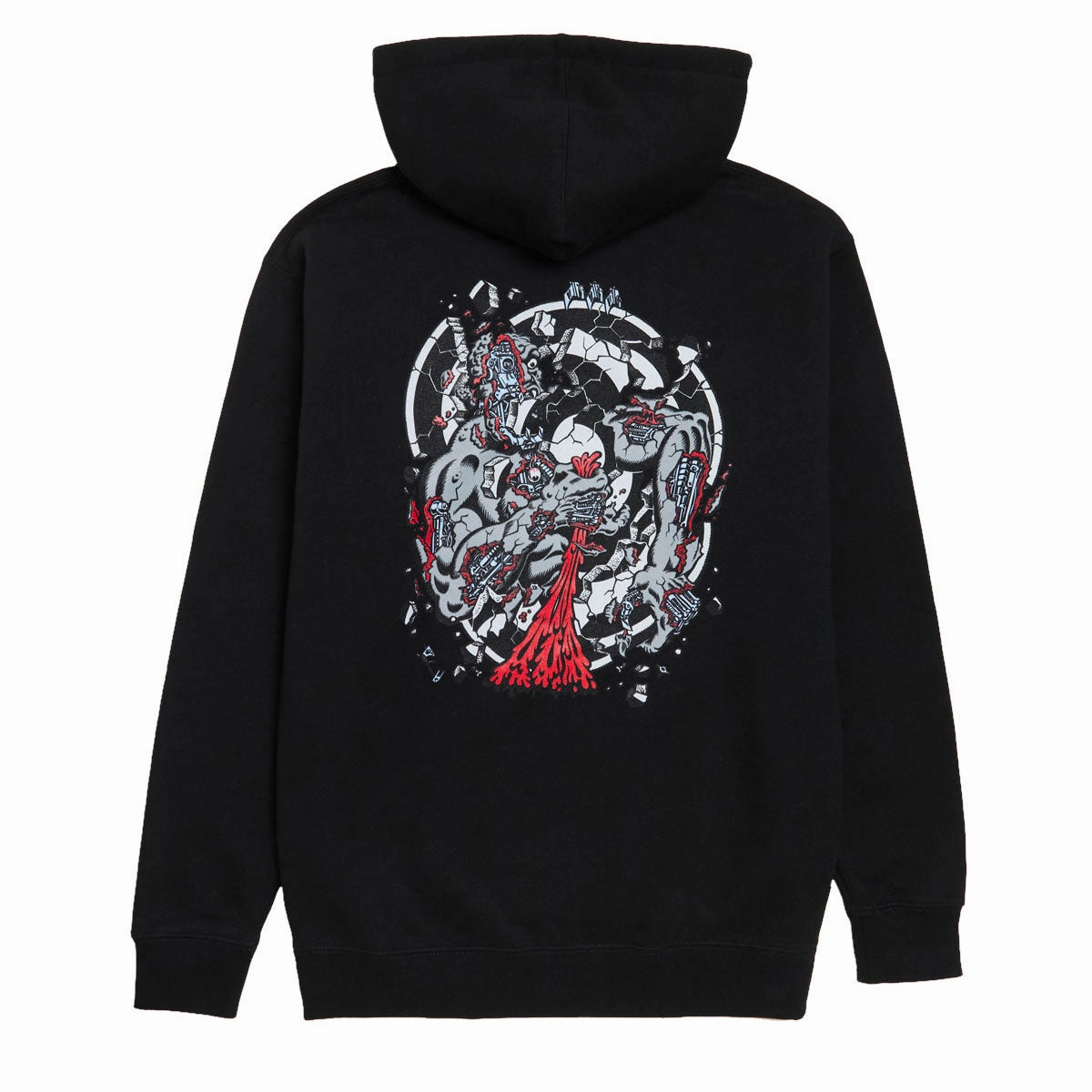 Santa Cruz Roskopp Dissect Hoodie - Black Tapir like
