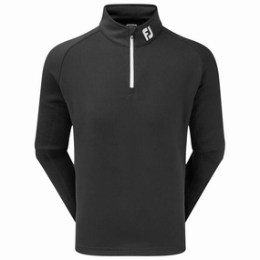 FootJoy Performance Chill-Out Pullover - Black appropriate for sports
