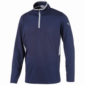 Puma Rotation 1/4 Zip Golf Sweater - Peacoat Business Ready