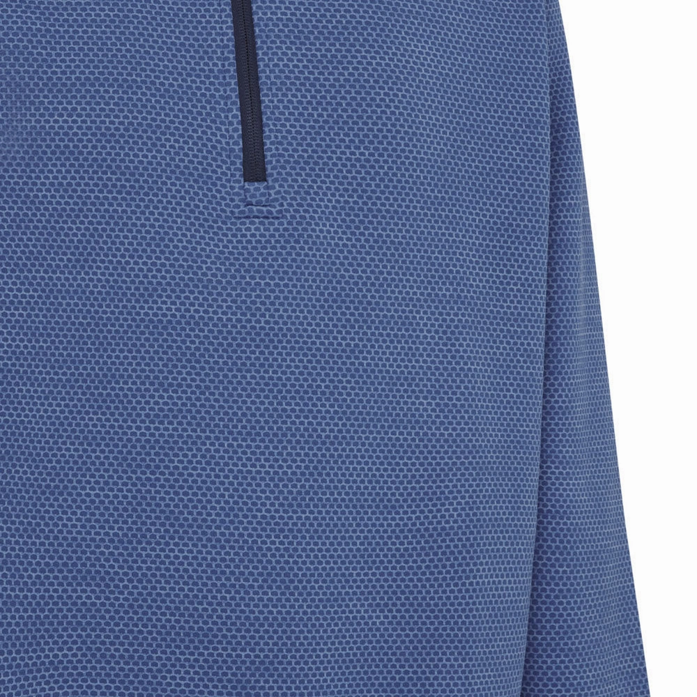 Callaway 1/4 Zip Hex Fleece - Med Galaxy Heather Running wear Best-selling