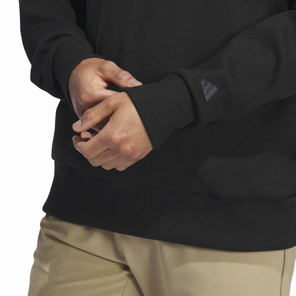 product loop stability Sustainable Fabric adidas Go-To Cozy Pullover - Black