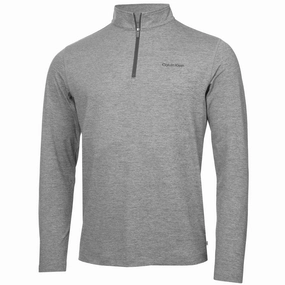 Calvin Klein Newport 1/2 Pullover - Silver Marl Concert wear Simple Wear
