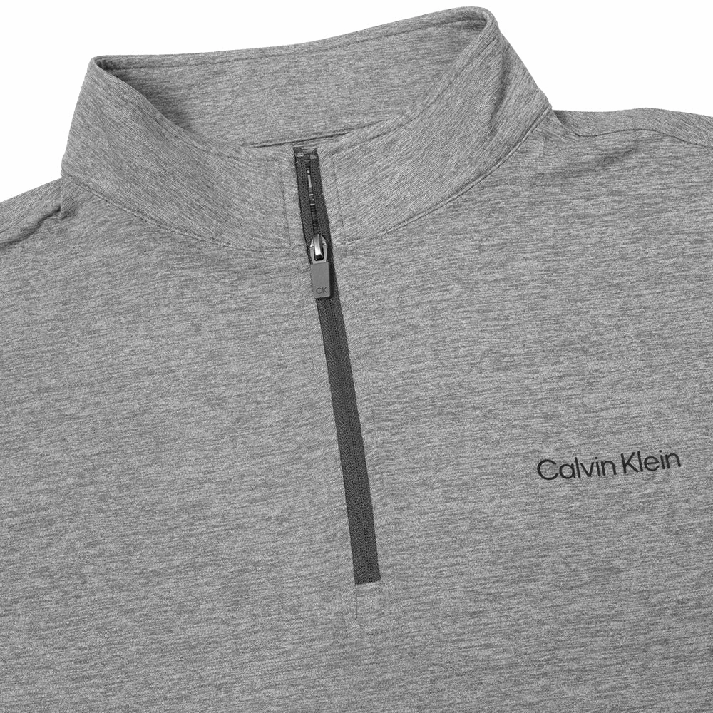 Calvin Klein Newport 1/2 Pullover - Silver Marl Weekend Wear