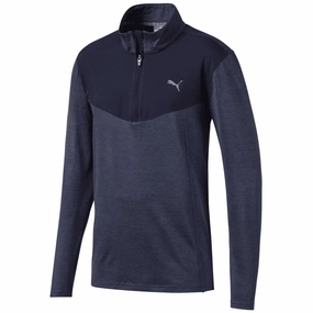 Puma Preston 1/4 Zip Pullover - Peacoat Daily Use Lightweight