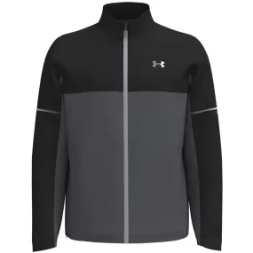 Insulated Lining Under Armour Drive Rain Waterproof Jacket - Black/Castlerock/Metallic Silver