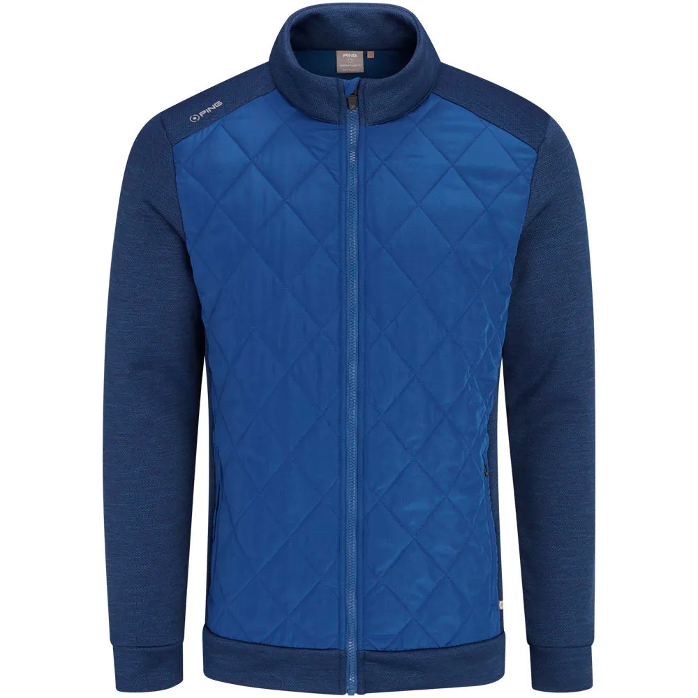 Ping Aaran Jacket - Inky Marl/Inky Weatherproof Zipper Closure
