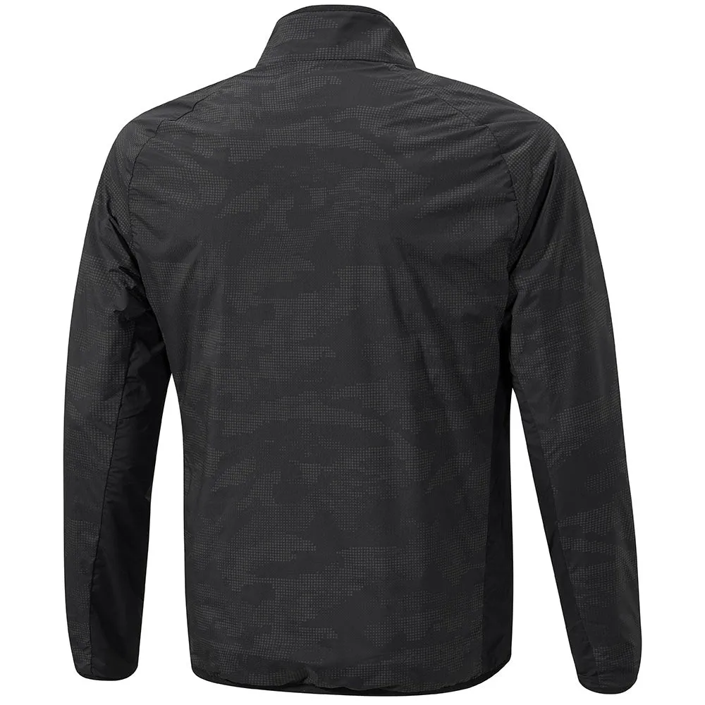 Mizuno Winter Stretch 1/4 Zip Jacket - Black Reinforced Shoulder Protection