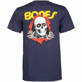 Water Based Ink Print Powell-Peralta Ripper T-Shirt - Navy