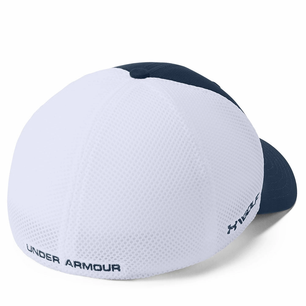 One-Size Fits All Under Armour TB Classic Mesh Golf Cap - Navy/White