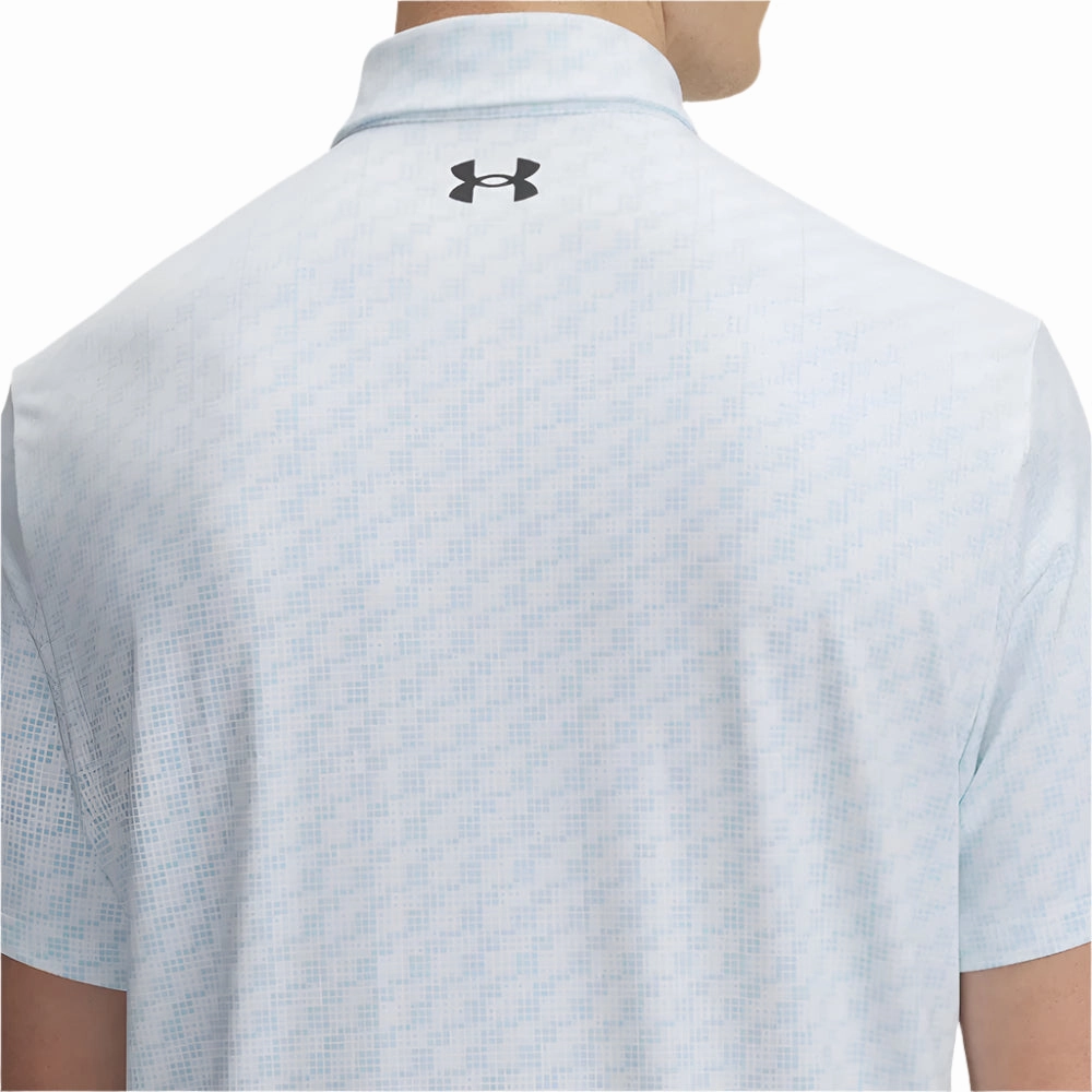 Under Armour Playoff 3.0 Printed Polo Shirt - Stream/White/Black Timeless Must-Have Easy Fit Wear