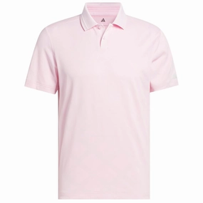 adidas Ultimate365 Tour Nylon Polo Shirt - Clear Pink Vintage Wash UV Protective Coating